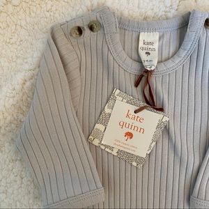 NWT Kate Quinn Organic Ribbed Footie
